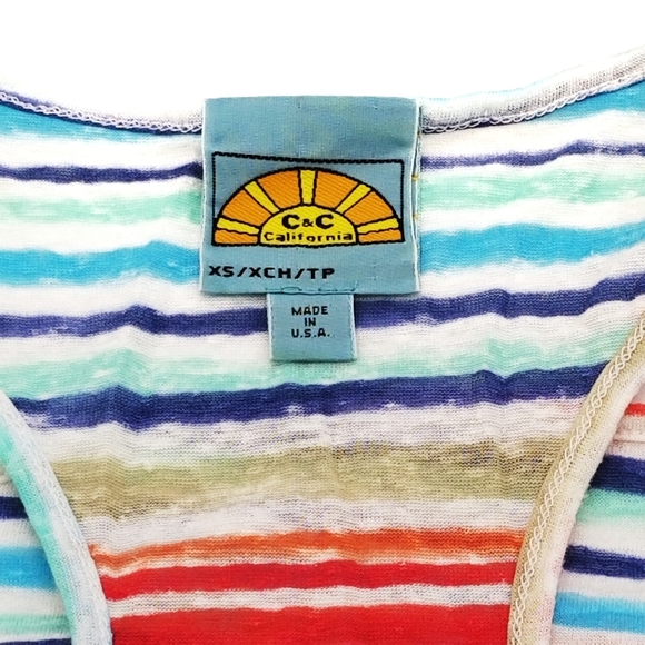 C&C california striped tank xs - Picture 7 of 7